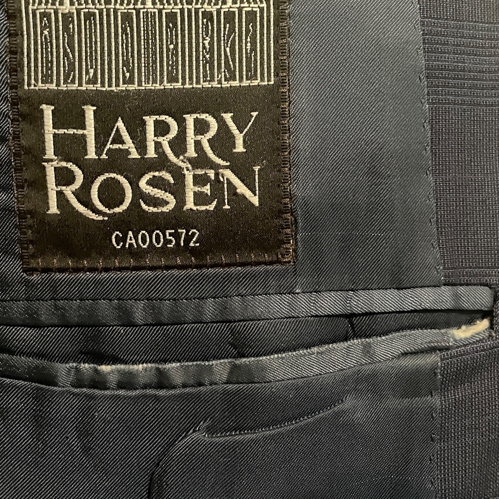 $1800 Canali Blue Checked Sport Coat/ Blazer - 40 - Picture 11 of 15